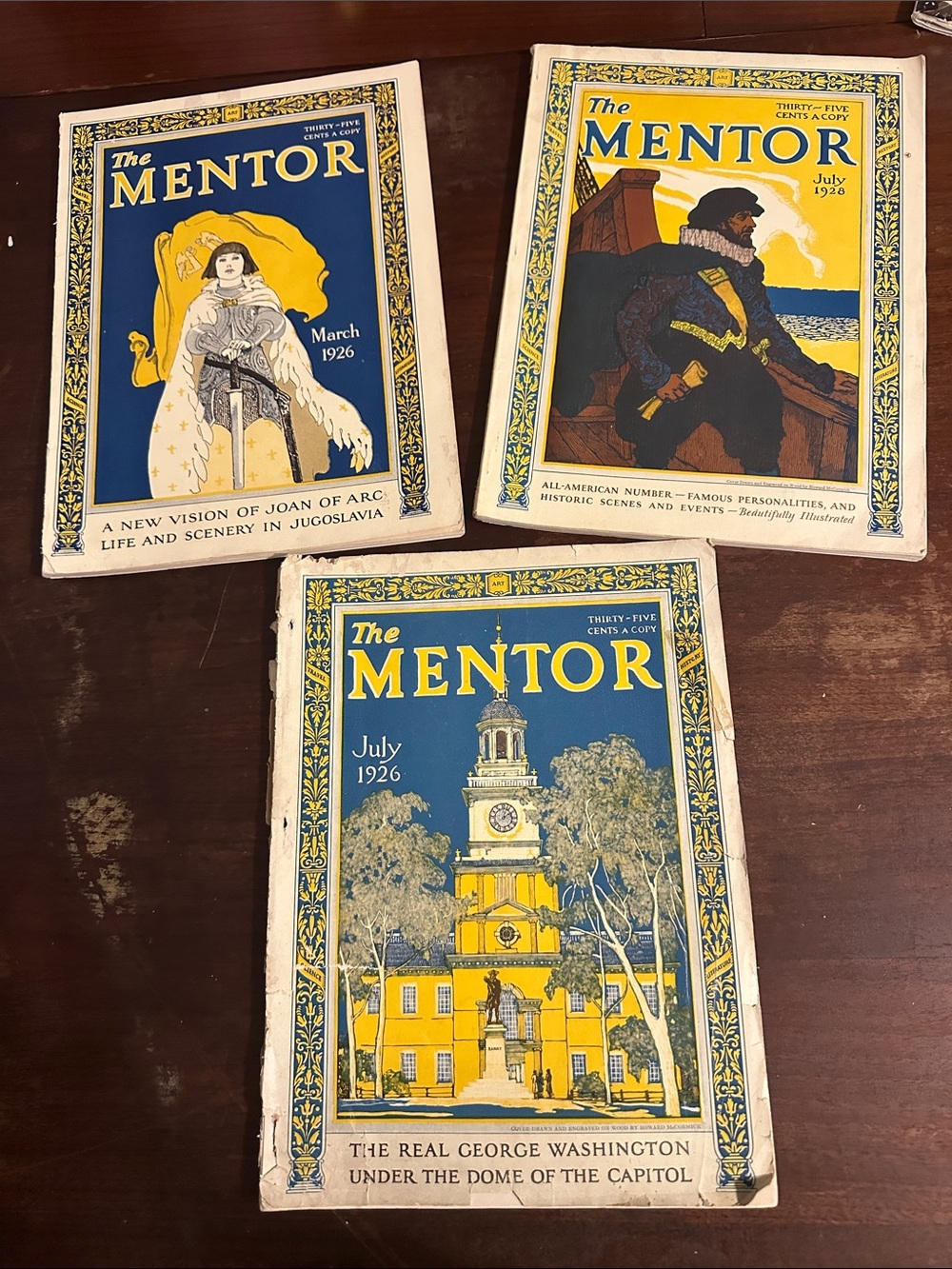 Vintage  Mentor Magazine 1926-1928